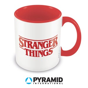 Чаша "Stranger Things" в бяло и червено